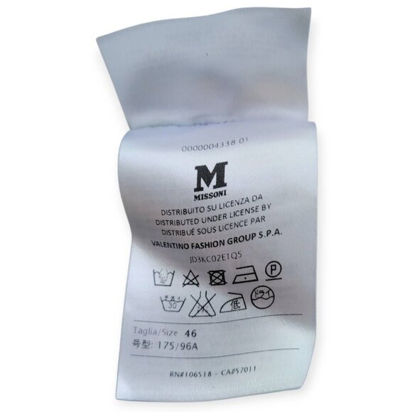 M Missoni Multicolor Lurex Knit Top Size M/L Glam Fashion - Picture 13 of 14